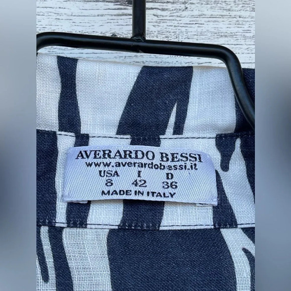 AVERARDO BESSI
Linen mid-length Zebra dress size 8 - Picture 9 of 16